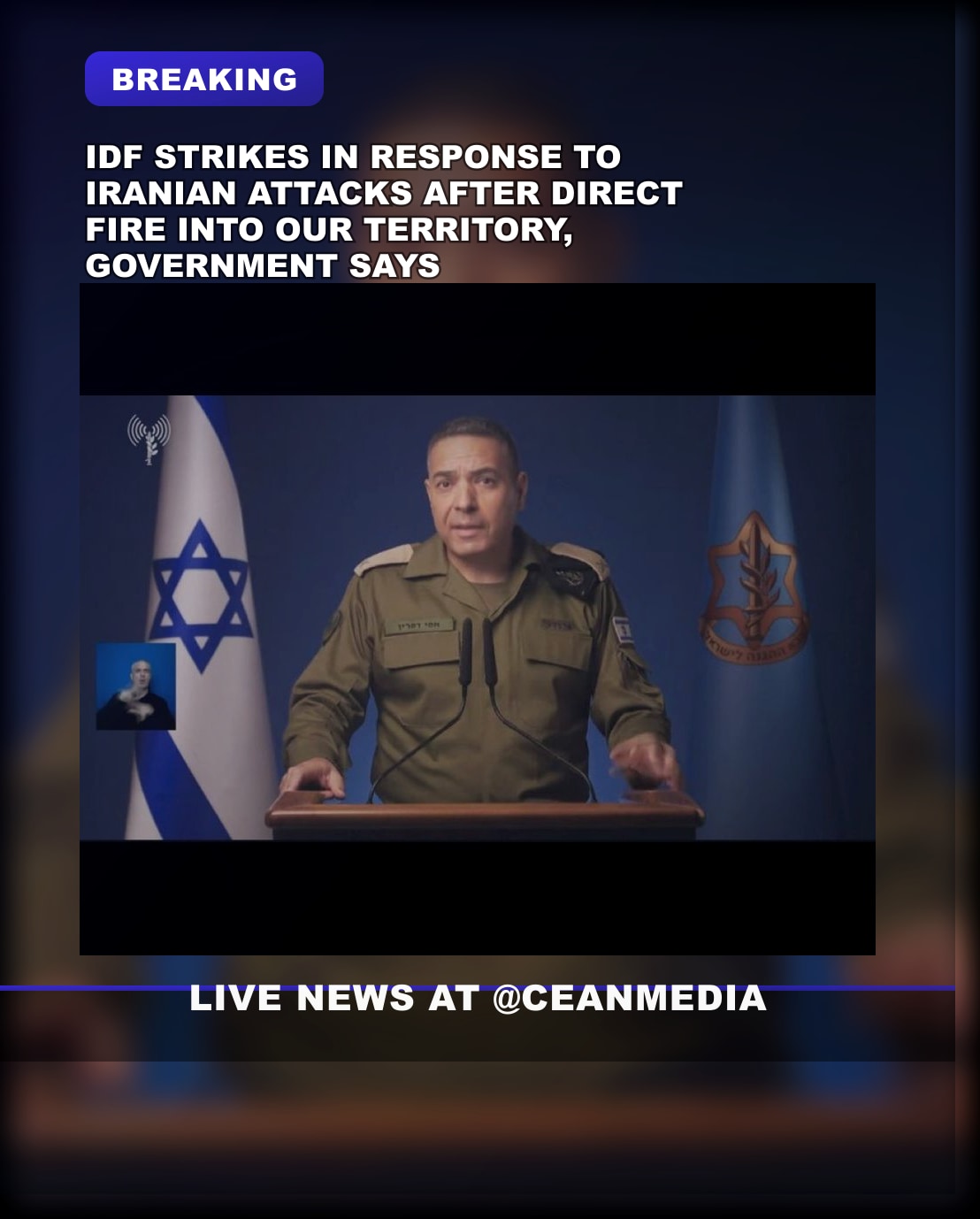 Illustrative photo for: IDF Responds to Iranian Retaliation escalation — Iranian