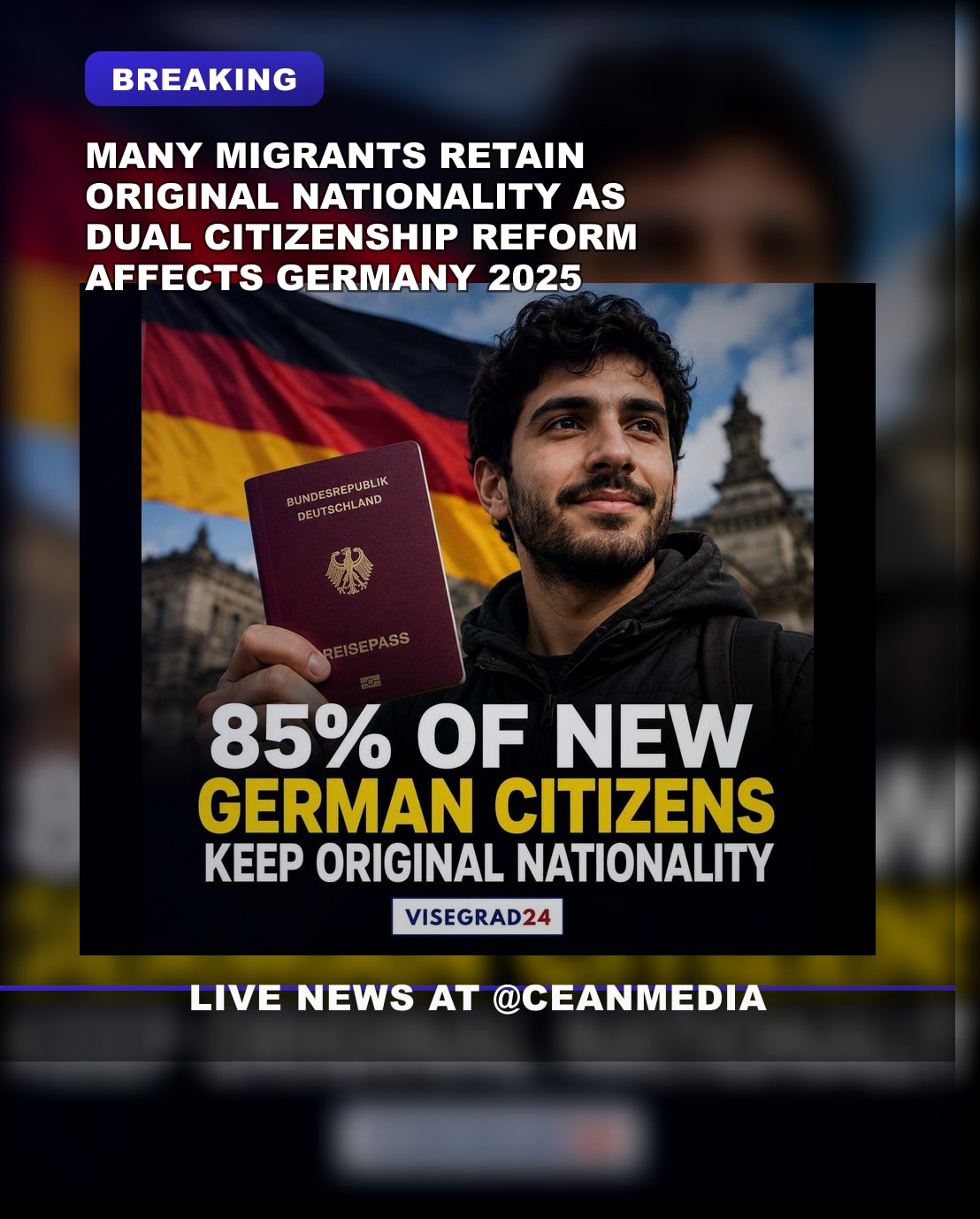 Illustrative photo for: Most German Citizens Retain Dual Nationality Under