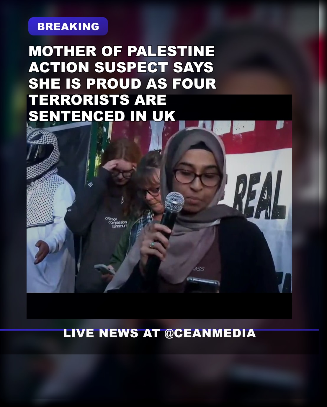 Illustrative photo for: Mother proud of daughter statements: Palestine judge