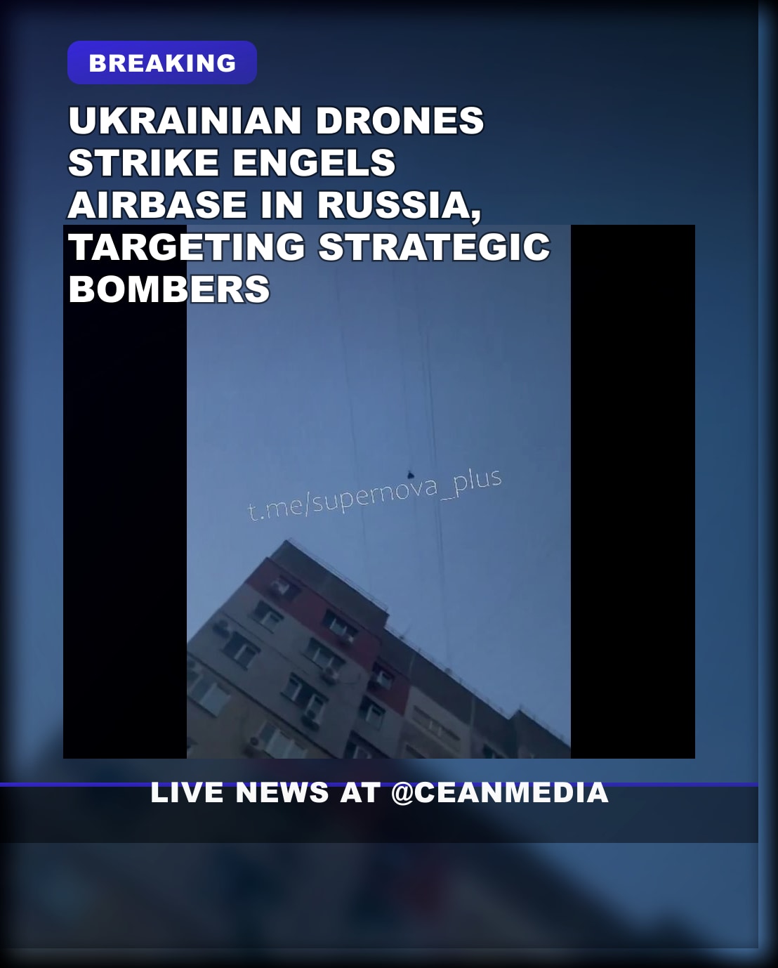 Illustrative photo for: Ukrainian Drones Airbase Strikes: Engels Bombers Targeted