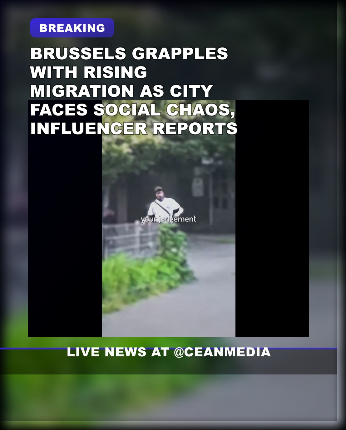 Illustrative photo for: Migration chaos in Brussels: City’s Migrant-Backed