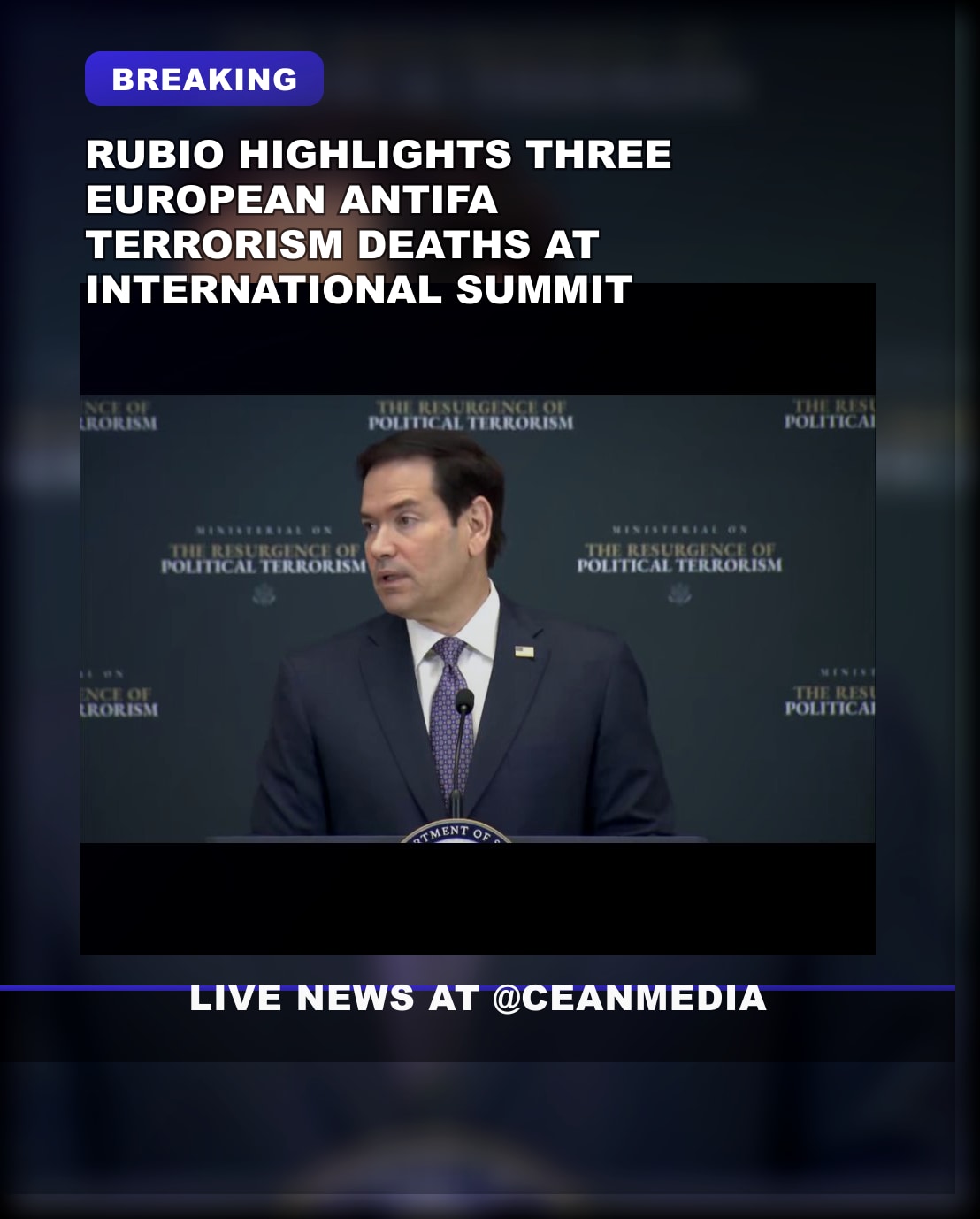 Illustrative photo for: Senator Rubio Links Far-Left Antifa Terrorism Deaths at