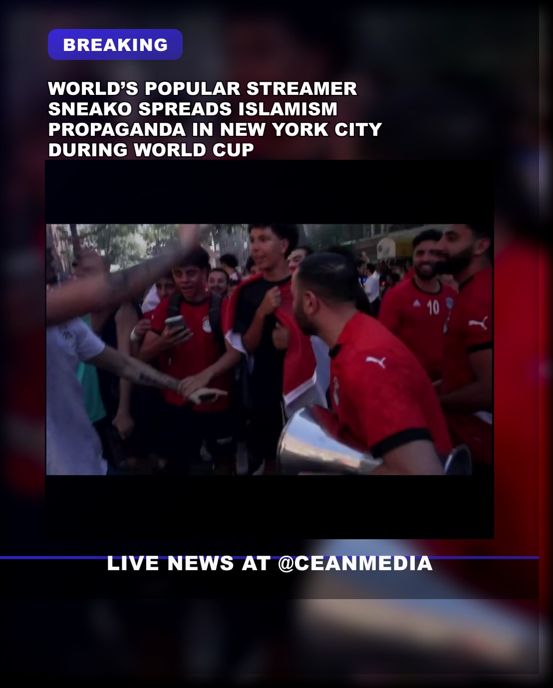 Illustrative photo for: World Cup Controversy: Influencer Accused of Spreading