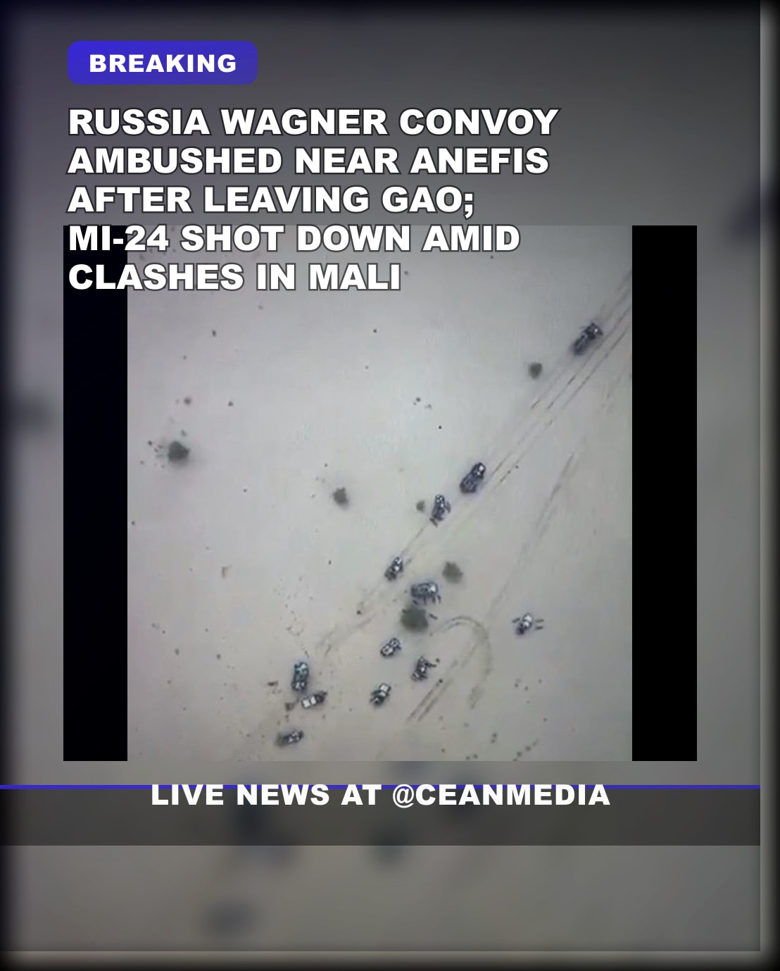 Illustrative photo for: Wagner convoy ambush Mali casualties: Russia hit in Mali