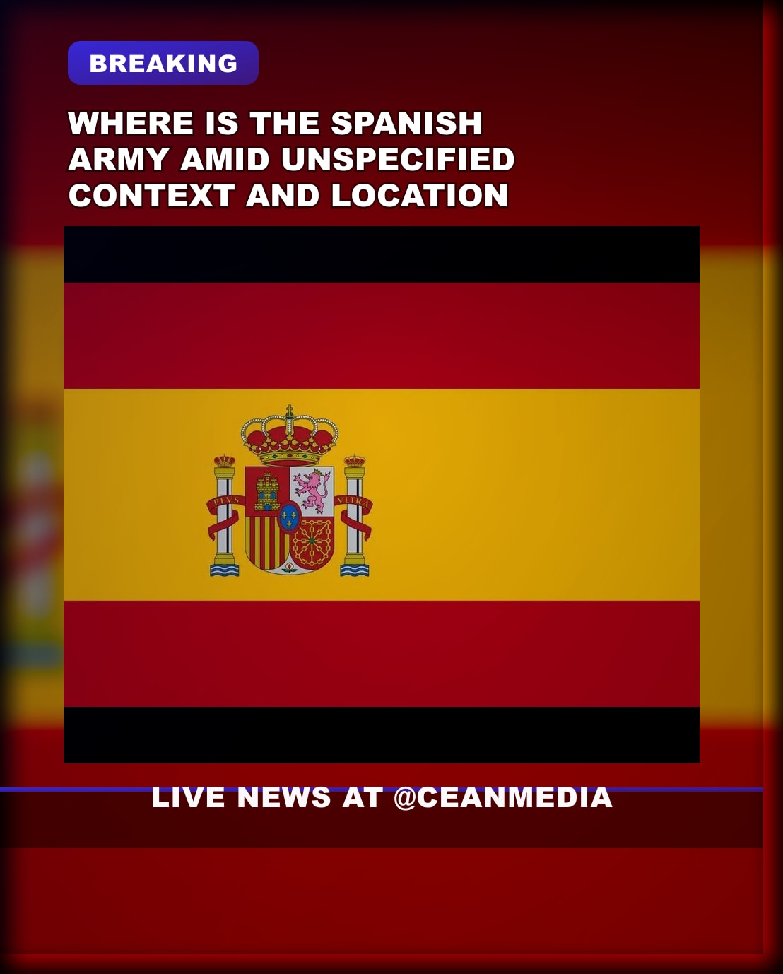 Illustrative photo for: Where Is the Spanish Army Now? Spanish army location