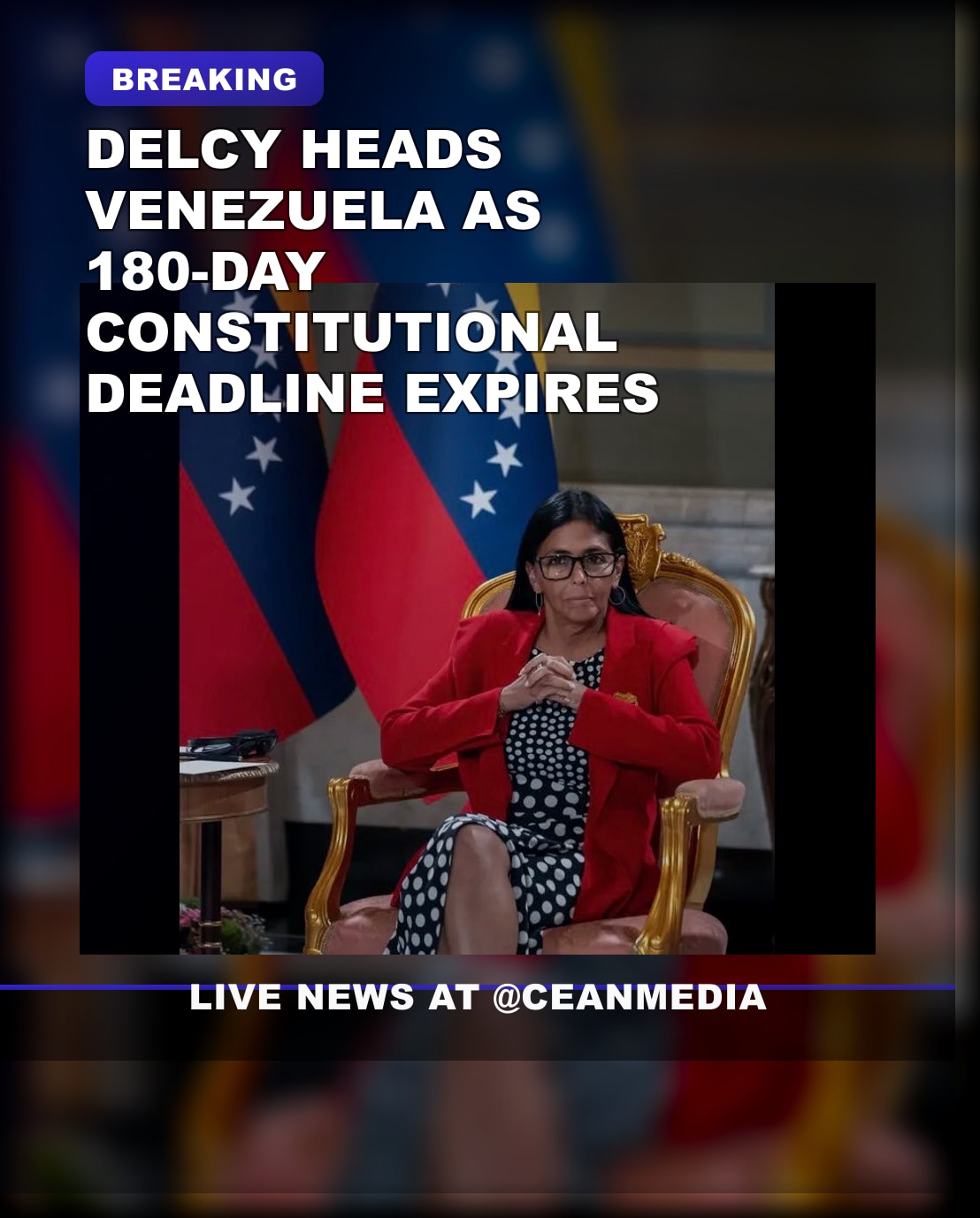 Illustrative photo for: Venezuela acting president 180 days: Maduro absence ends