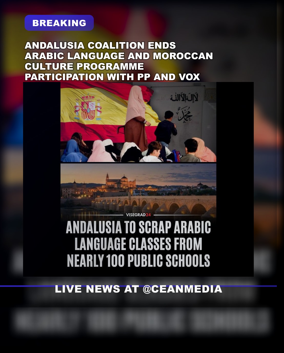 Illustrative photo for: Andalusian language culture program termination: Gov’t ends