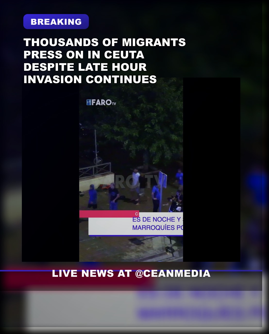 Illustrative photo for: Migrant influx into Ceuta persists late at night