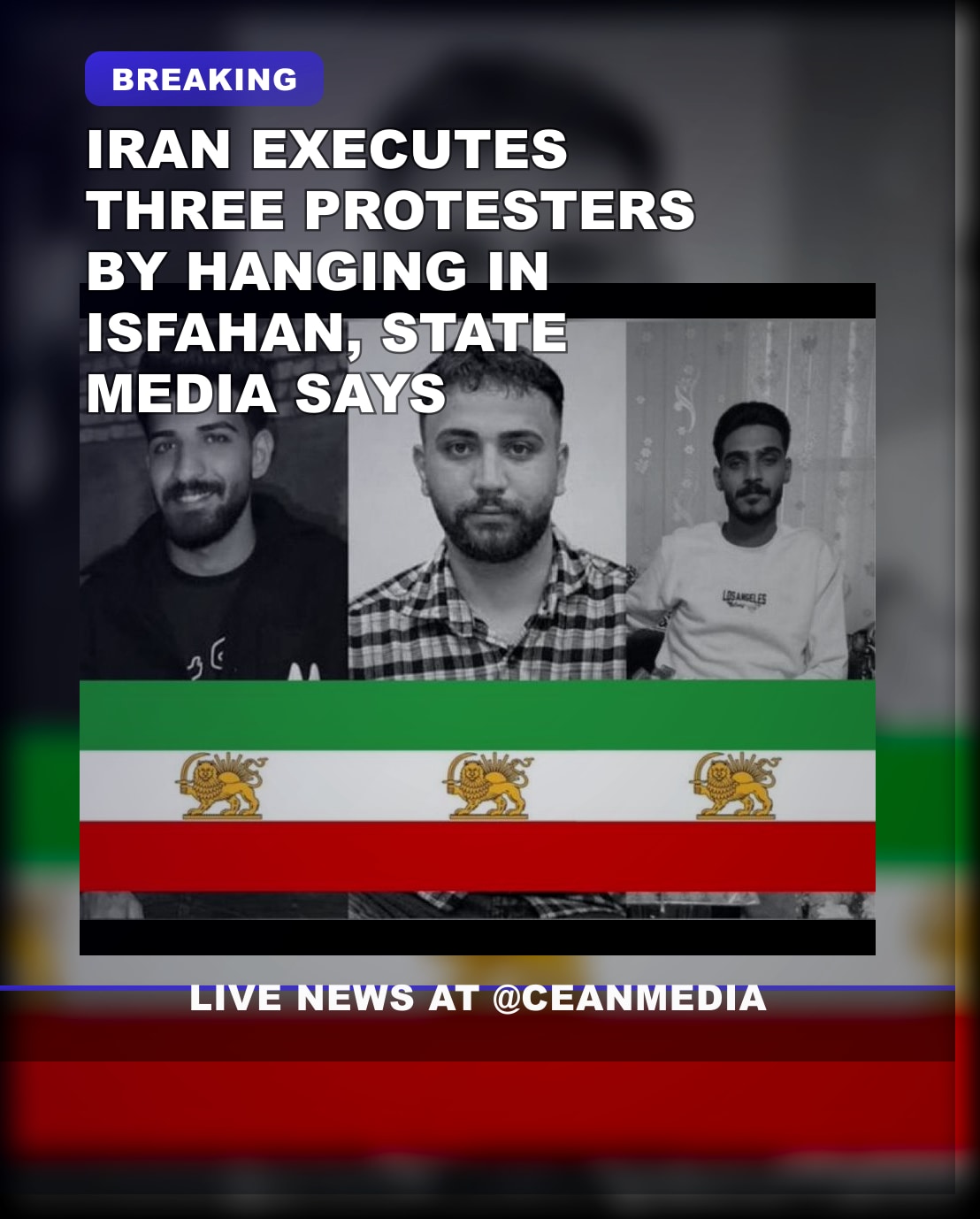 Illustrative photo for: Iran public execution Isfahan protests solidarity killed