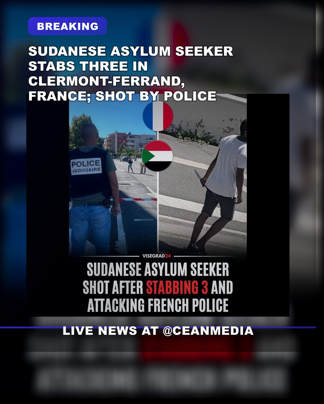 Illustrative photo for: Sudanese asylum seeker stabbing incident shocks