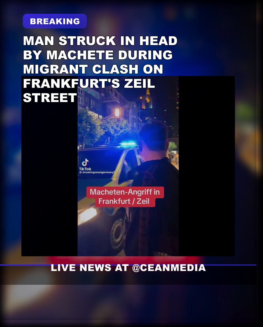 Illustrative photo for: Machete Attack on Migrants Street Violence: 4 Arrested in