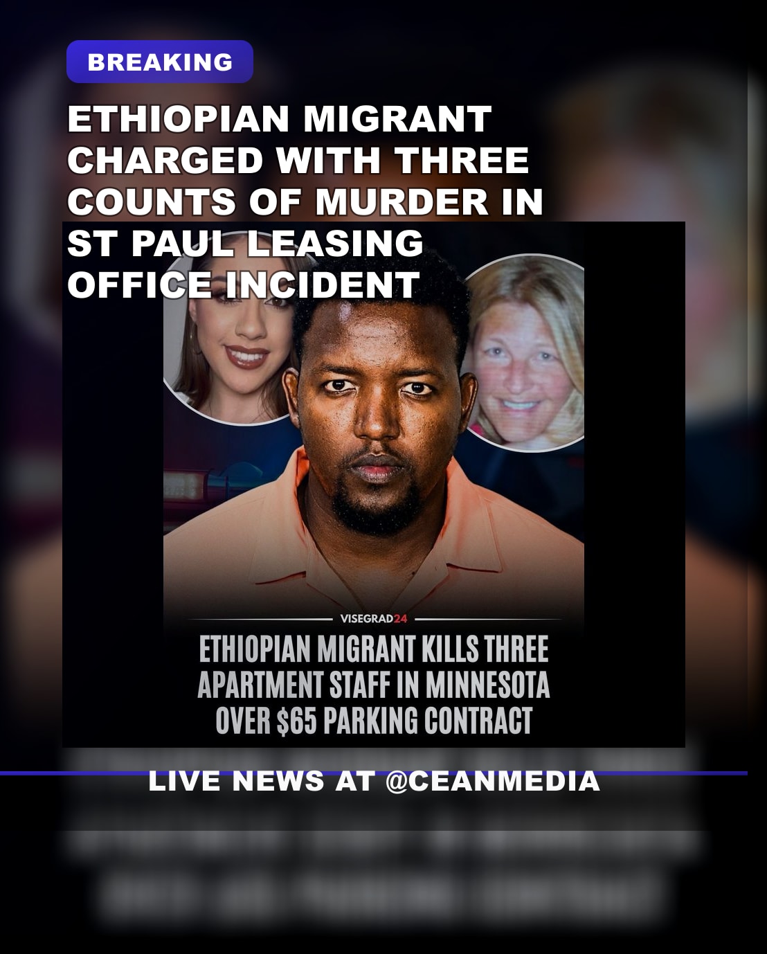 Illustrative photo for: Ethiopian migrant murder charges in St. Paul leasing