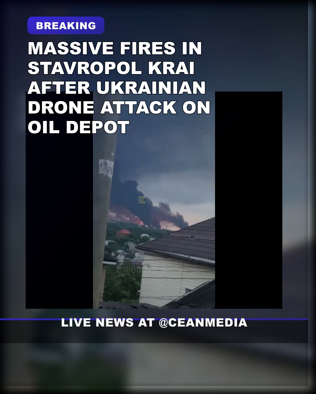 Illustrative photo for: Russia Ukraine drone strikes air defense oil depot fires