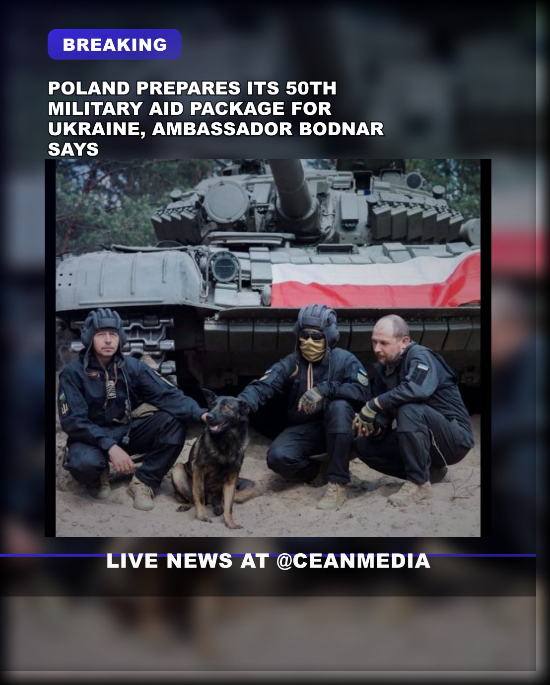 Illustrative photo for: Poland military aid package preparedness: 50th package