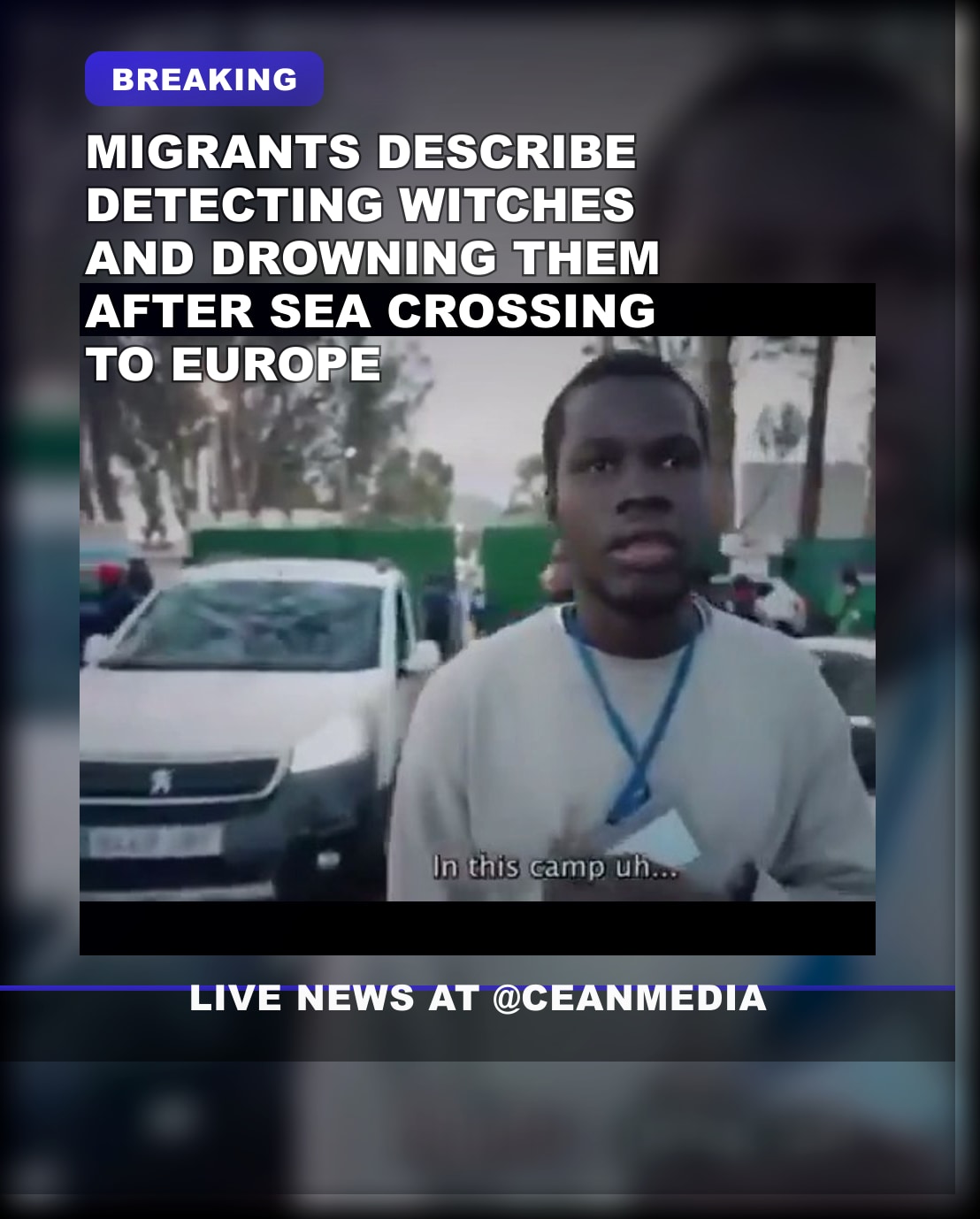 Illustrative photo for: Illegal migrants witches drowning misconceptions: Migrants