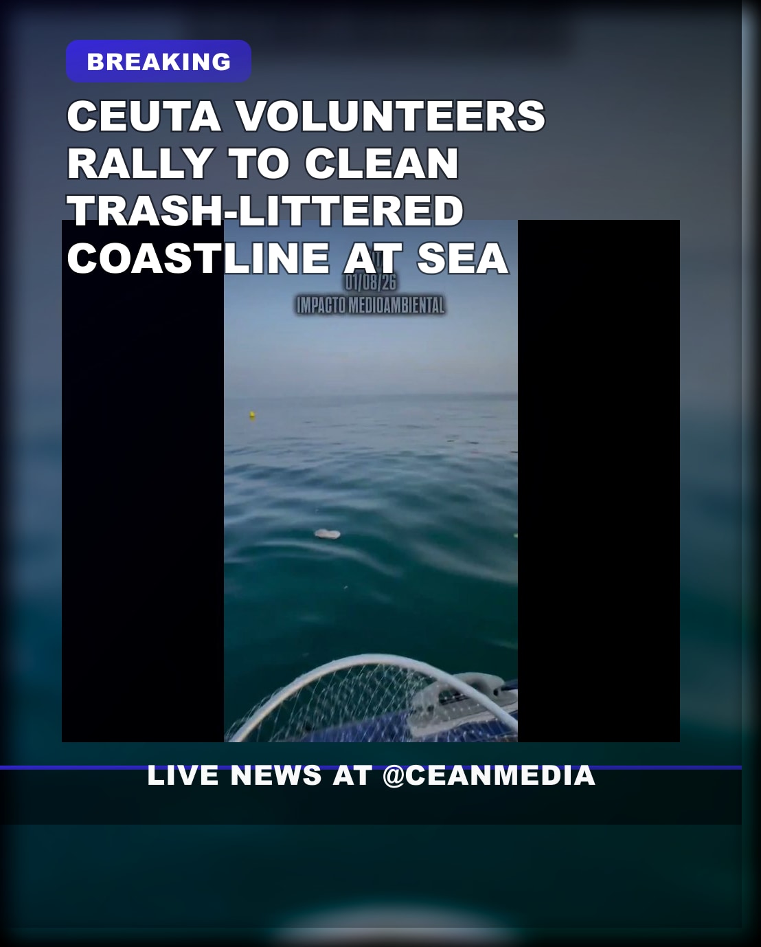 Illustrative photo for: Coastal cleanup volunteers cease trash as Ceuta rallies to