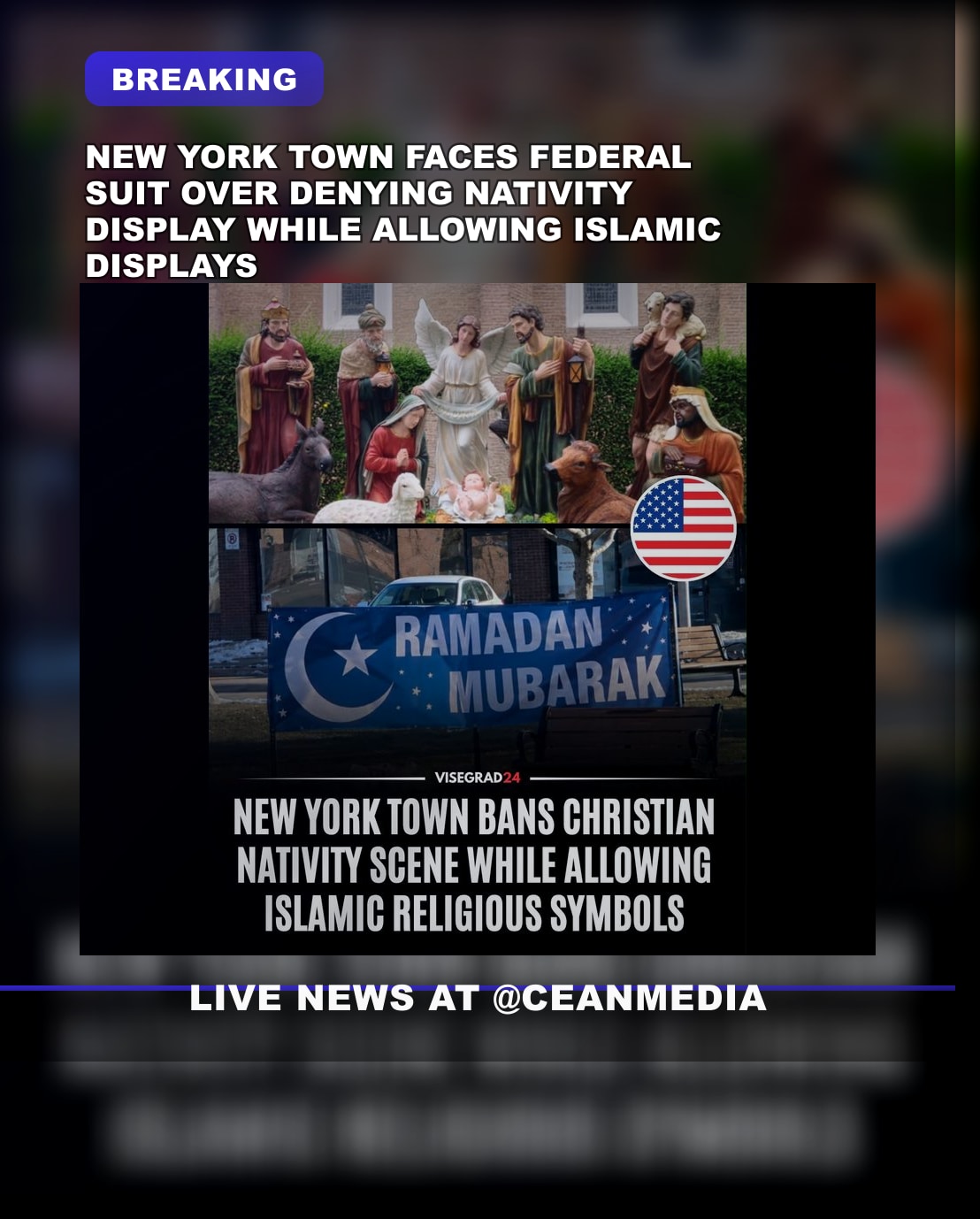 Illustrative photo for: Religious display discrimination lawsuit filed over