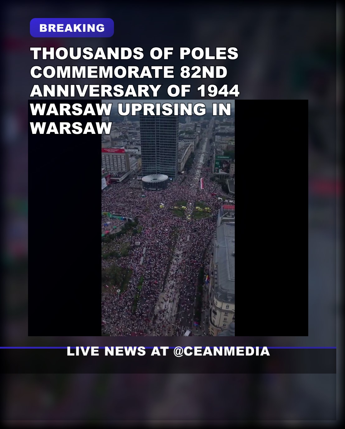 Illustrative photo for: Polish Uprising Commemoration Deaths: Thousands Honor