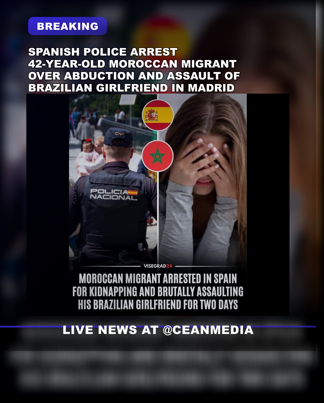 Illustrative photo for: Spanish police arrest 42-year-old Moroccan migrant in