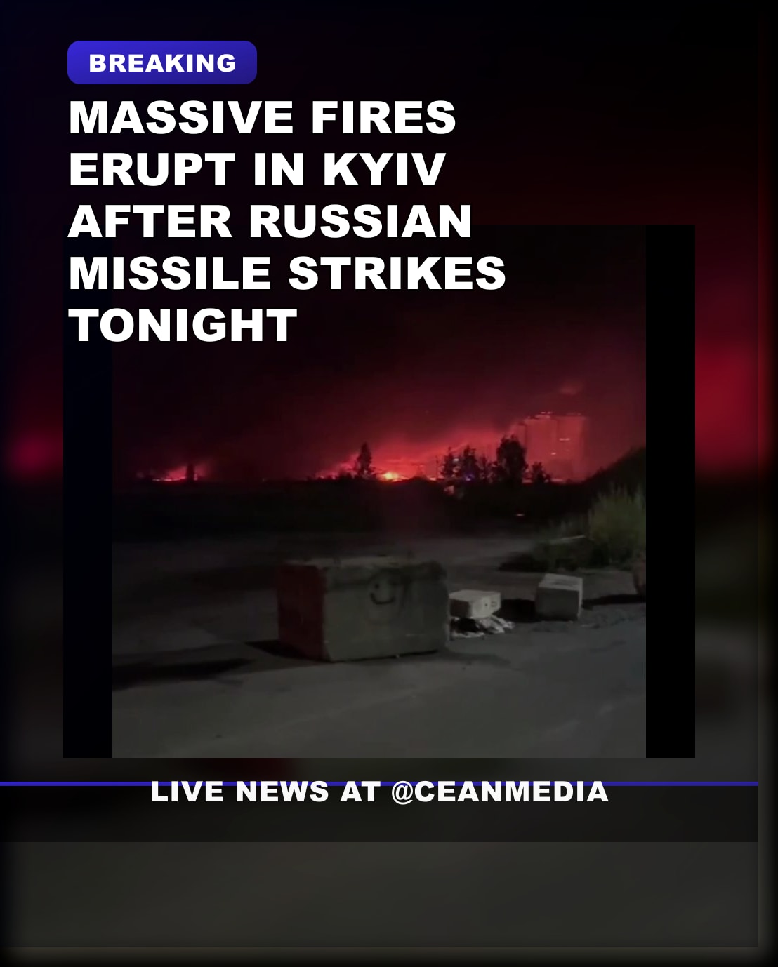 Illustrative photo for: Kyiv fires after missile strikes: multiple blazes reported