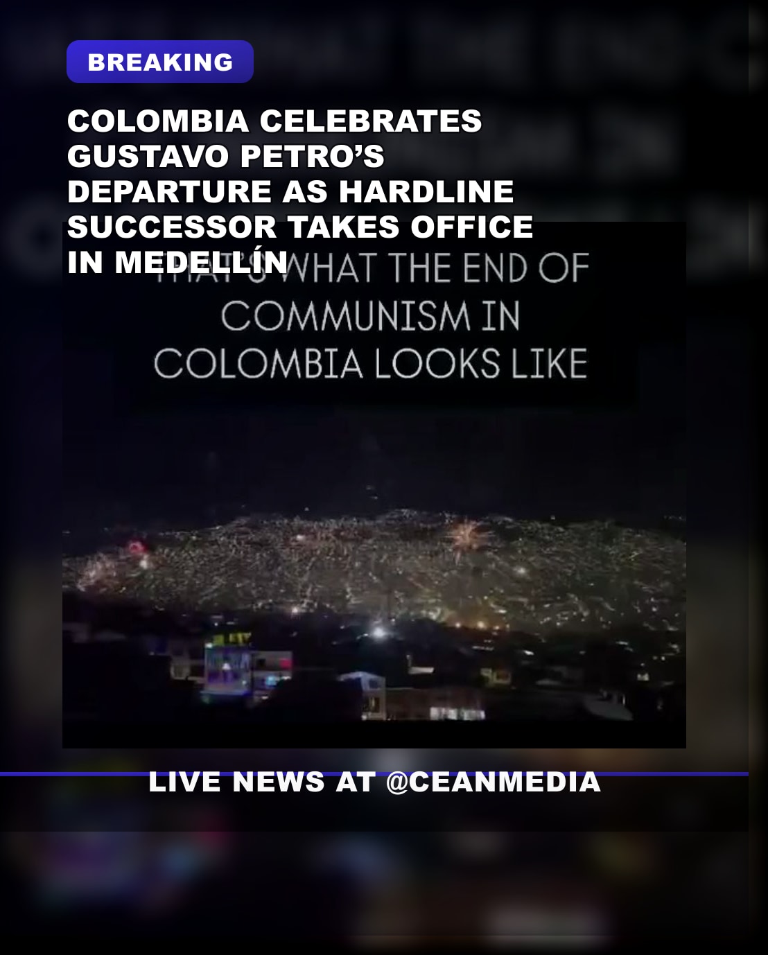 Illustrative photo for: Colombia Presidential Transition Celebration as Petro